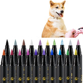 OLINGYOU dog nail polish pen cap close-up highlighting quick-dry design.