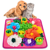 Oliumt Snuffle Mat for dogs promotes stress relief through scent work during meals