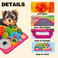 Oliumt Snuffle Mat for small pets invites foraging, enrichment, and curiosity