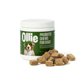 Ollie Belly Rubs duck-flavor probiotic chews for dogs to support digestion