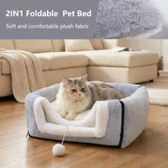 OMIVIER cat bed water-resistant bottom withstands spills
