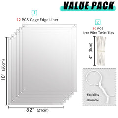 Oncpcare clear edge shields for cages preserve visibility