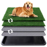 Ondware dog grass pad tray 35x23in for indoor potty training and cleaner floors.