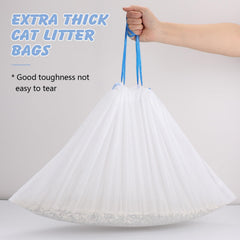 Ondware liner with pulling rope enables quick, secure disposal.