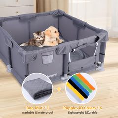 Ondware small animals playpen fabric is soft and breathable for comfort