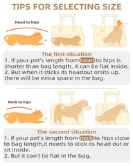 ONECUTE dog purse carrier with hard bottom design for stable support
