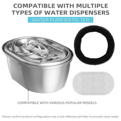 ONECUTE dense fiber sponge captures debris to keep fountains clean