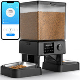 oneisall automatic cat feeder front view showing hopper and dispenser