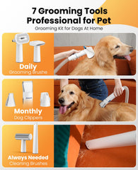 Oneisall BM3 dust cup 3L detail showing expanded capacity for longer grooming sessions