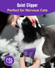 Oneisall IPX6 waterproof clippers are easy to rinse after use