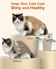 oneisall grooming brush tool captures loose hair and enhances coat shine