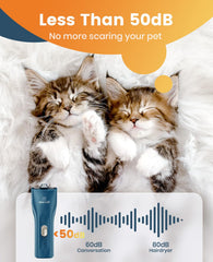 Oneisall cordless cat and dog trimmer for quick touch-ups