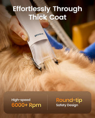 oneisall deshedding brush in use for loose hair removal