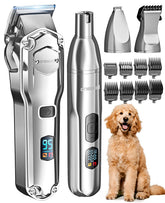 Oneisall dog clippers blade close-up for precise trimming on thick coats.