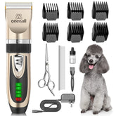 Oneisall dog clippers with a quiet noise level for calm grooming sessions