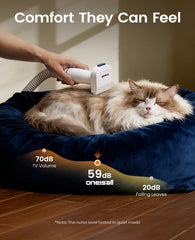 oneisall pet clippers provide precise trimming for smooth coats.