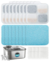 Oneisall filter kit for PW07SAU 10L promotes continuous fresh water for pets.