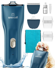 Oneisall Quiet Pet Clippers for calm grooming sessions on cats and dogs