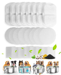 Oneisall replacement filters for PWF-002 7L dog water fountain maintain clean drinking water