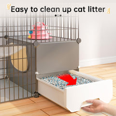 Oneluck paw-friendly platform supports comfortable lounging and safe resting.