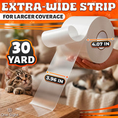 One Sight cat tape featuring arrow-marker aid for easy, clean application.