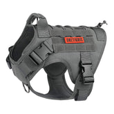 ONETIGRIS adjustable tactical dog harness with handle for secure control during outdoor hikes