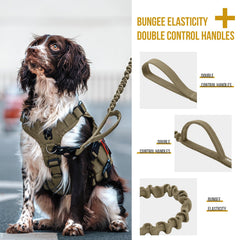 OneTigris 1000D nylon bungee leash offers lasting durability