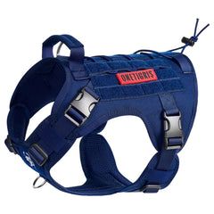 OneTigris dog harness front view showing adjustable fit for secure walking.