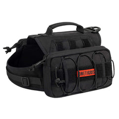 ONETIGRIS Mammoth dog pack with side pockets for water and gear on hikes.