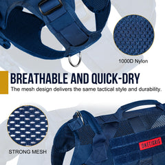 OneTigris padded grab handles provide quick control in crowded areas.
