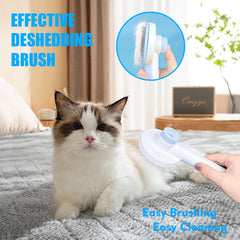 ONEZYE Grooming Brush Kit 5pcs dematting rake visible for detangling long fur