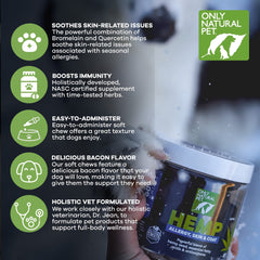 Omega-3 rich formula supports healthy skin and coat in dogs