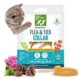 Only Natural Pet EasyDefense cat collar packaging shows convenient flea protection for cats.