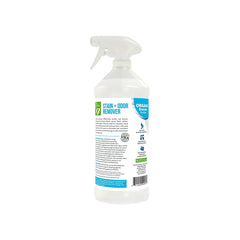 Only Natural Pet spray application on fabric surfaces to remove odors