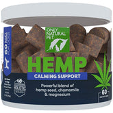 Only Natural Pet hemp soft chew bites bottle promoting calm for dogs