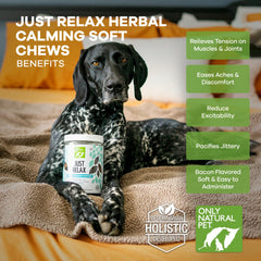 Ingredients preview for Just Relax; chamomile passionflower and ginger support soothing comfort.