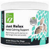 Only Natural Pet Just Relax bacon soft-chews bottle for daily calm