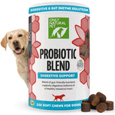 Only Natural Pet probiotic dog and cat soft chews in a bottle for easy digestion support