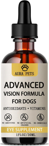 Onswildc Aura Pets vision bottle pour shows easy daily dosing for eye health support