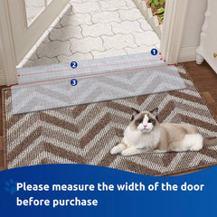 Oroonoko non-slip ribbed surface provides secure footing at doors.
