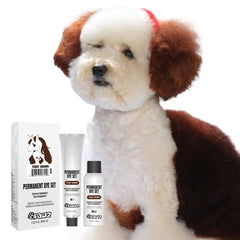 OPAWZ Teddy Brown dog dye paste for professional mixing and application.