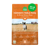 Open Farm Ancient Grains Pork Recipe bag showcasing protein-rich kibble for daily energy