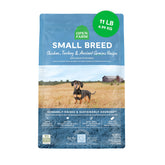 Open Farm Ancient Grains Dry Dog Food for Small Breeds bag shows wholesome ingredients.