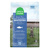 Open Farm Catch-of-The-Season Whitefish kibble in a bowl for balanced nutrition.