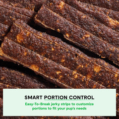Open Farm jerky bite sized pieces ideal for quick rewards during training