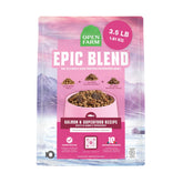 Open Farm Epic Blend dry dog food bag with protein-rich, oven-baked kibble.