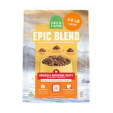 Open Farm Epic Blend kibble in a bowl for a satisfying dog meal