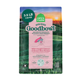 Open Farm Goodbowl salmon-brown-rice kibble for dogs, supporting balanced nutrition.