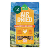 Open Farm Harvest Chicken air-dried bag front highlights premium nutrition option.