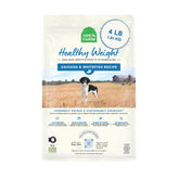 Open Farm Healthy Weight dog food bag with high-protein, low-calorie formula for weight management.